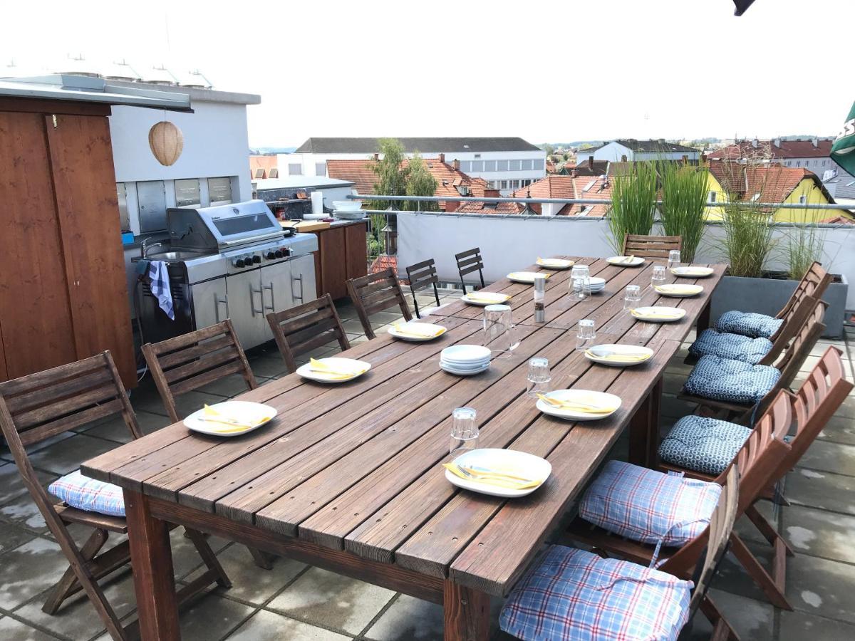 Penthouse Wohnung Am Radweg Mit Dachterasse Waidhofen an der Thaya Bagian luar foto