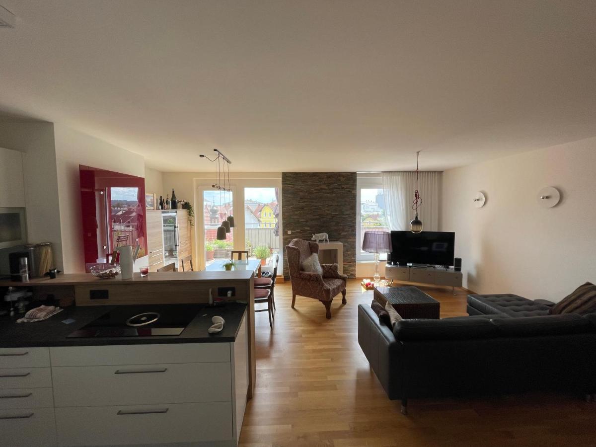 Penthouse Wohnung Am Radweg Mit Dachterasse Waidhofen an der Thaya Bagian luar foto