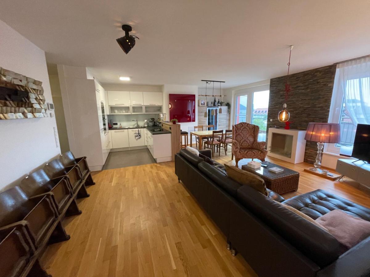 Penthouse Wohnung Am Radweg Mit Dachterasse Waidhofen an der Thaya Bagian luar foto
